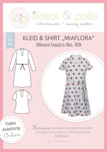 Papierschnittmuster - Kleid & Shirt - Miaflora No. 69 - Kinder - Lillesol & Pelle